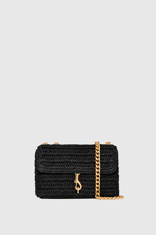 Rebecca Minkoff Edie Small Crossbody Bag In Black