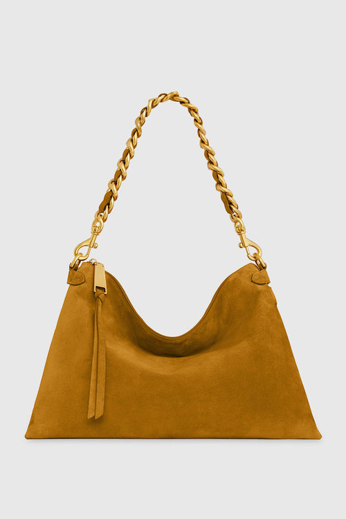 Rebecca Minkoff Stevie Large Shoulder Bag In Oro