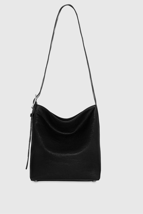 Rebecca Minkoff Crosby Bucket Bag In Black