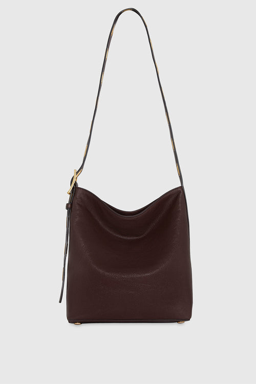 Rebecca Minkoff Crosby Bucket Bag In Sable