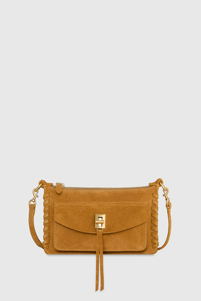 Rebecca Minkoff Darren Whipstitch Mini Top Zip Crossbody