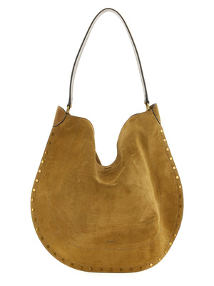 Isabel Marant Oskan Suede Hobo Bag - Ochre