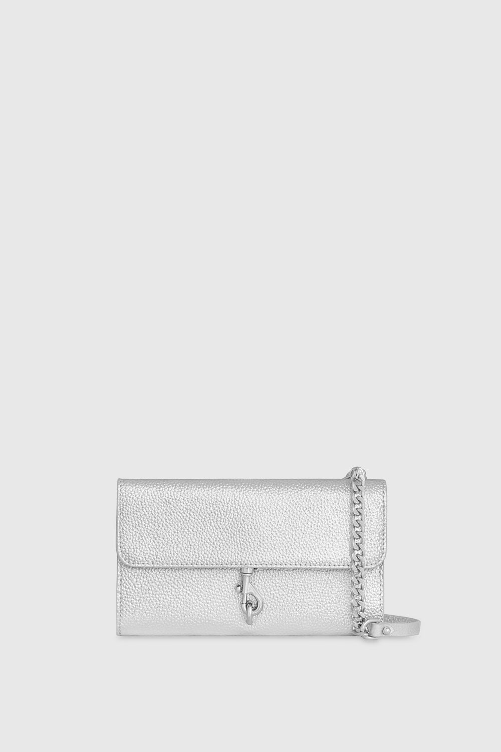 Rebecca Minkoff Rebecca Minkoff Megan Wallet on Chain Megan Wallet On Chain Bag In Silver