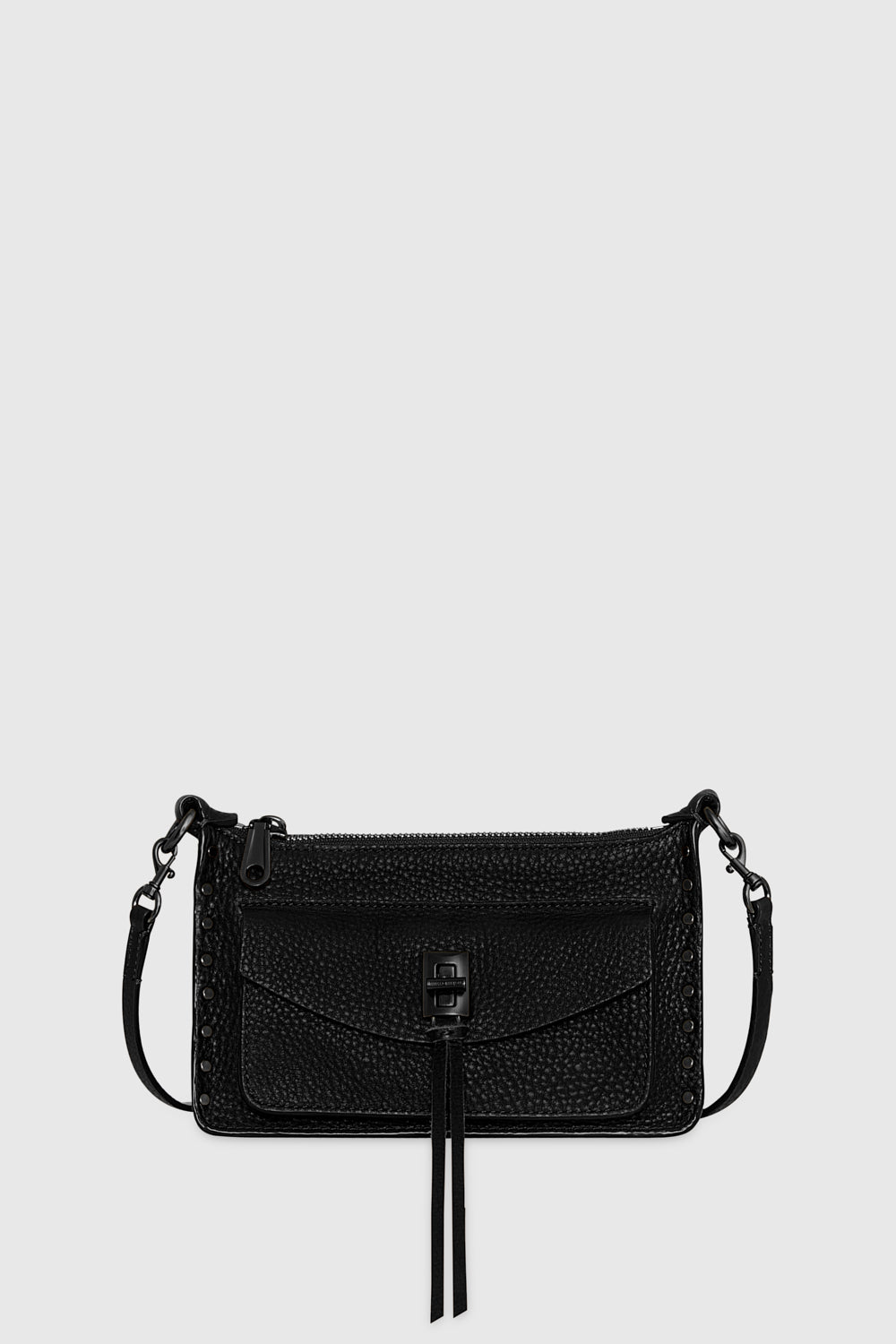 Rebecca Minkoff Rebecca Minkoff Darren Mini Top Zip Crossbody Bag In Black