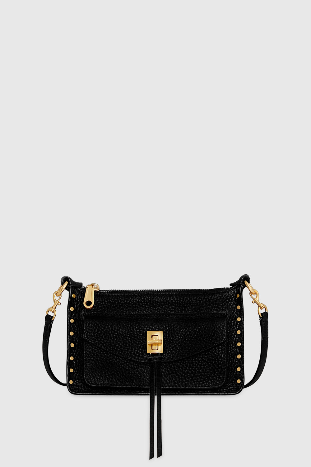 Rebecca Minkoff Rebecca Minkoff Darren Mini Top Zip Crossbody Bag In Black