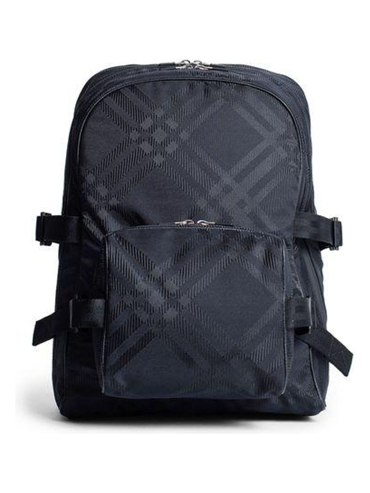 Burberry Men's Check Jacquard Backpack in Black | 8080840