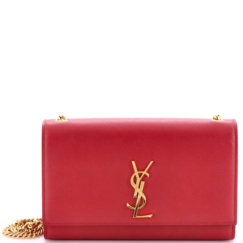Classic Monogram Crossbody Bag Grainy Leather Medium