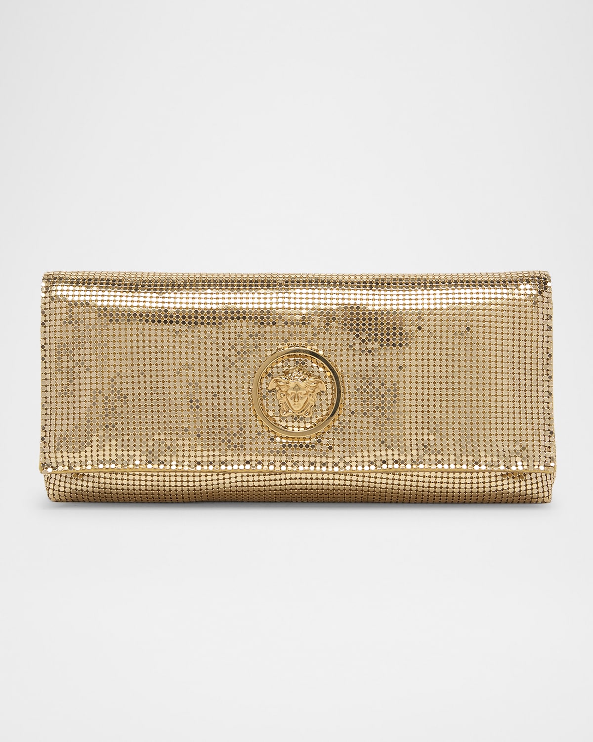 Versace La Medusa Metal Clutch Bag