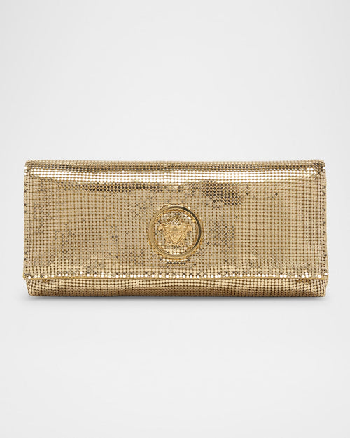 La Medusa Metal Clutch Bag