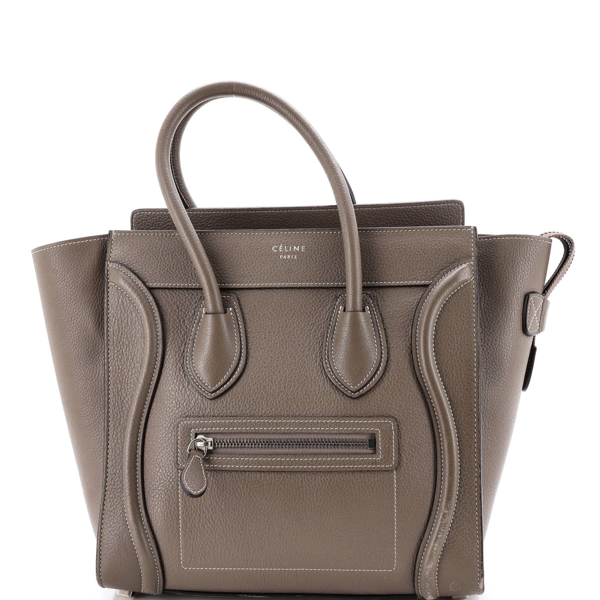 Celine CELINE Luggage Bag Grainy Leather Micro