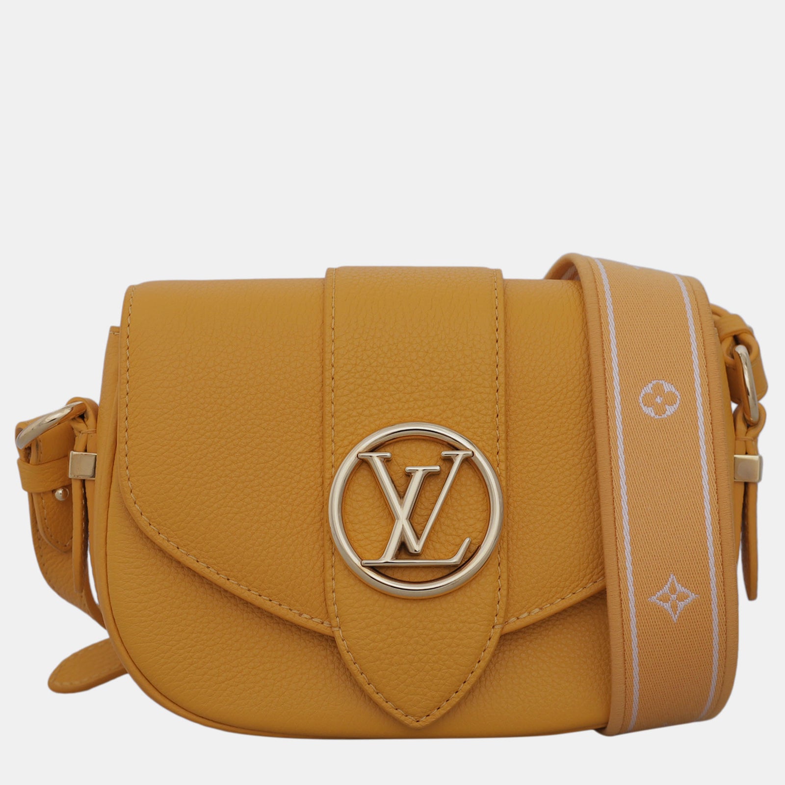 Louis Vuitton Hellorange Pont 9 Soft PM Tasche