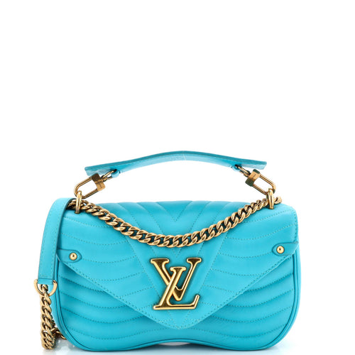 New Wave Chain Bag Quilted Leather MM