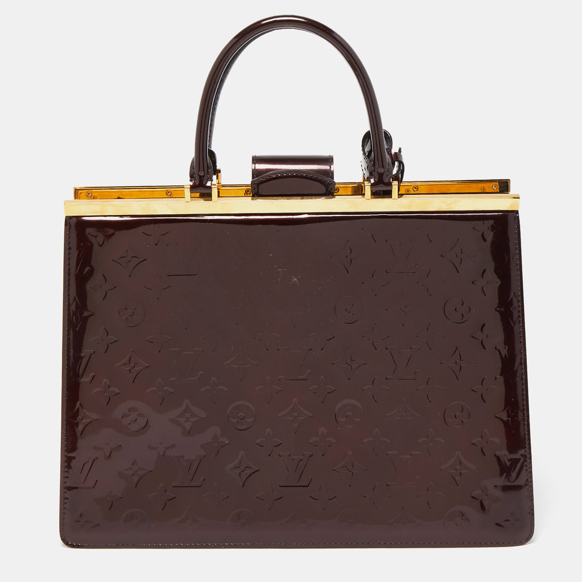 Louis Vuitton Amarante Monogram Vernis Deesse GM Bag