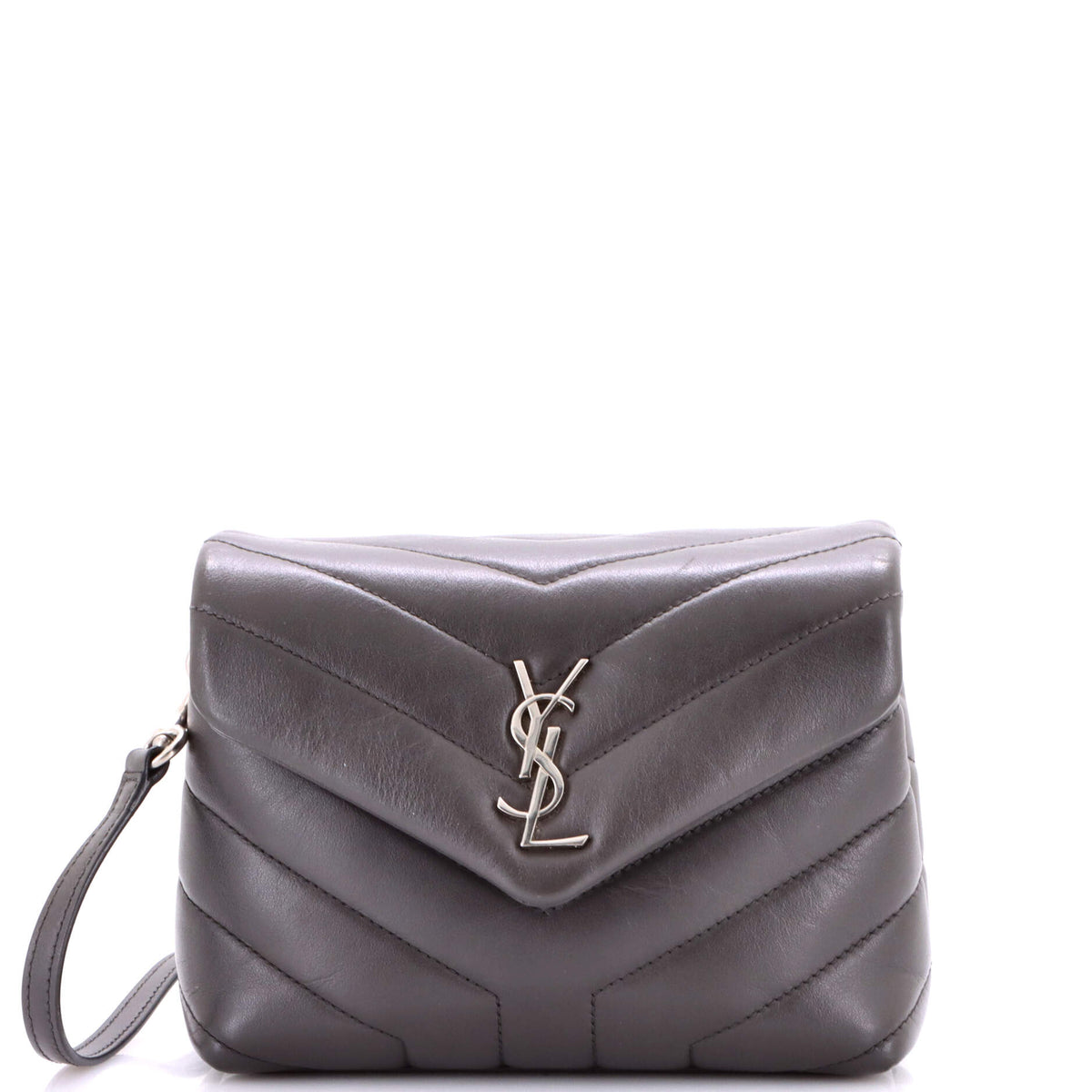 Saint Laurent Loulou Shoulder Bag Matelasse Chevron Leather Toy