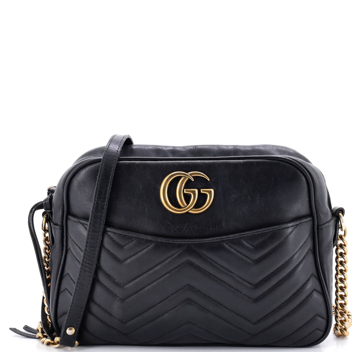Gucci GUCCI GG Marmont Shoulder Bag Matelasse Leather Medium