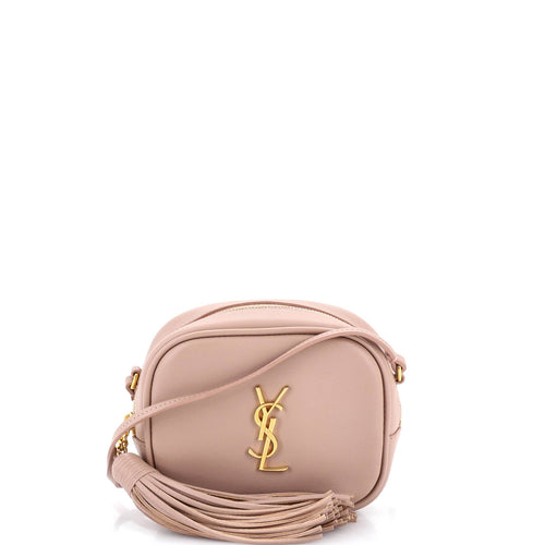 Classic Monogram Blogger Crossbody Bag Leather Small