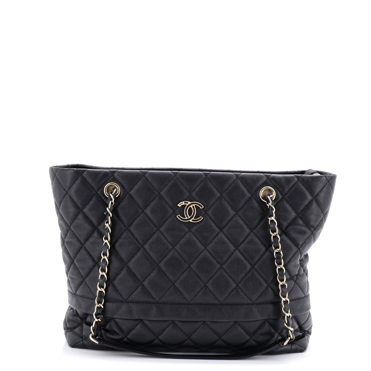 Chanel CHANEL Rolled Up Tote Quilted Caviar