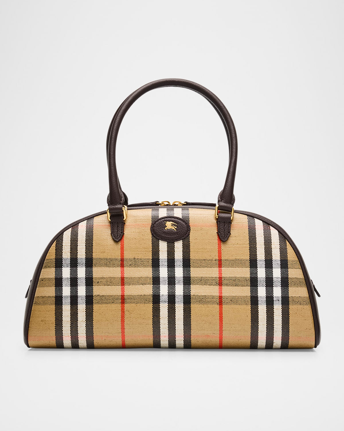 Burberry Highlands Check Bowling Bag