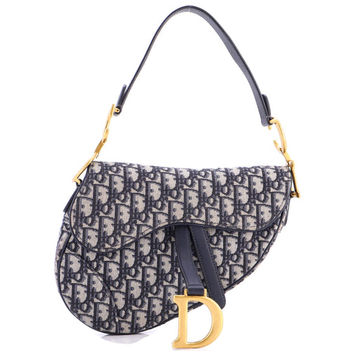 Saddle Handbag Oblique Canvas Medium
