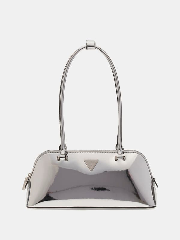 Guess Arnela Mirror-Look Shoulder Bag
