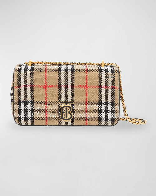 Lola Small Vintage Check Boucle Shoulder Bag