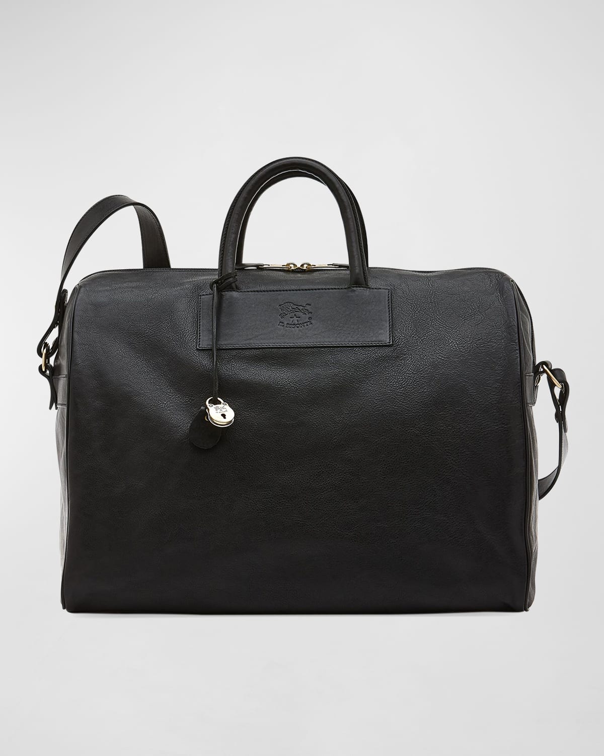 Boss Unisex Leather Travel Duffle Bag
