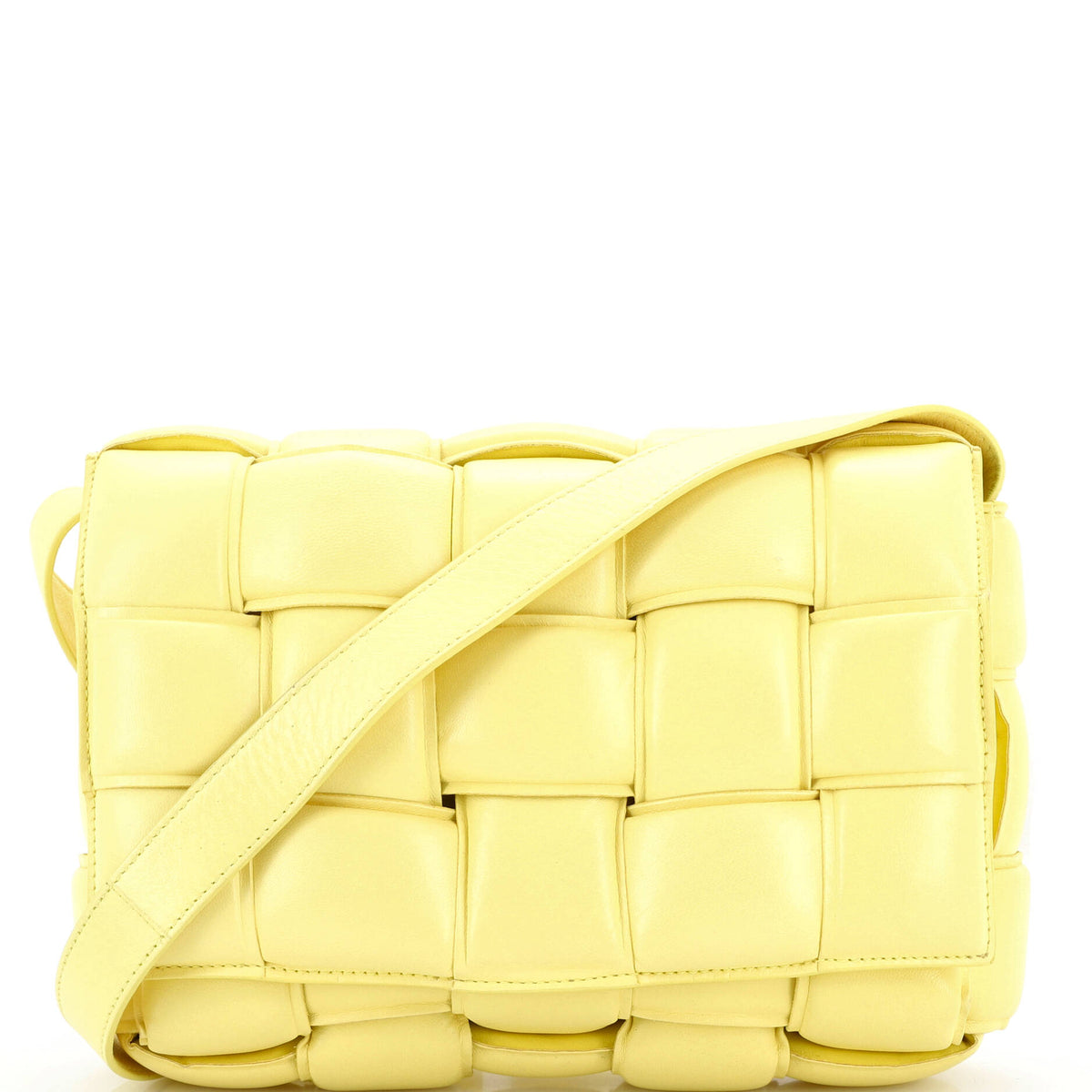 Bottega Veneta Cassette Crossbody Bag Padded Maxi Intrecciato Leather