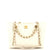 CHANEL CC Trapezoid Chain Shopping Tote Quilted Caviar Small