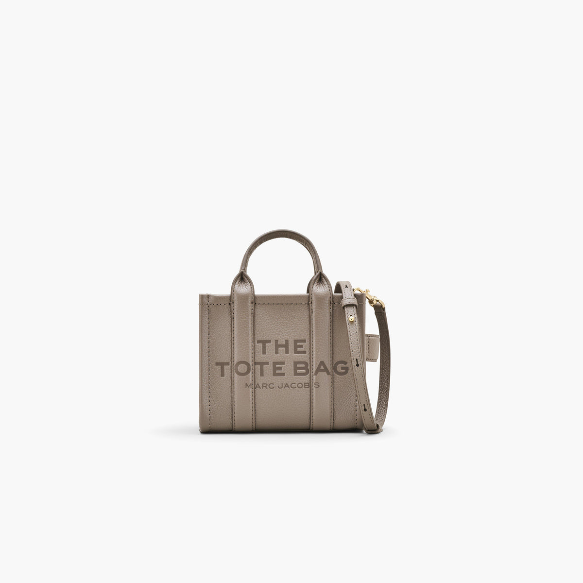 Marc Jacobs The Leather Crossbody Tote Bag in Cement
