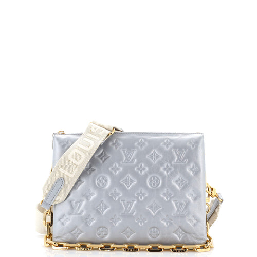 Coussin Bag Monogram Embossed Lambskin PM