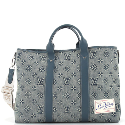 Weekend Tote NM Monogram Washed Denim
