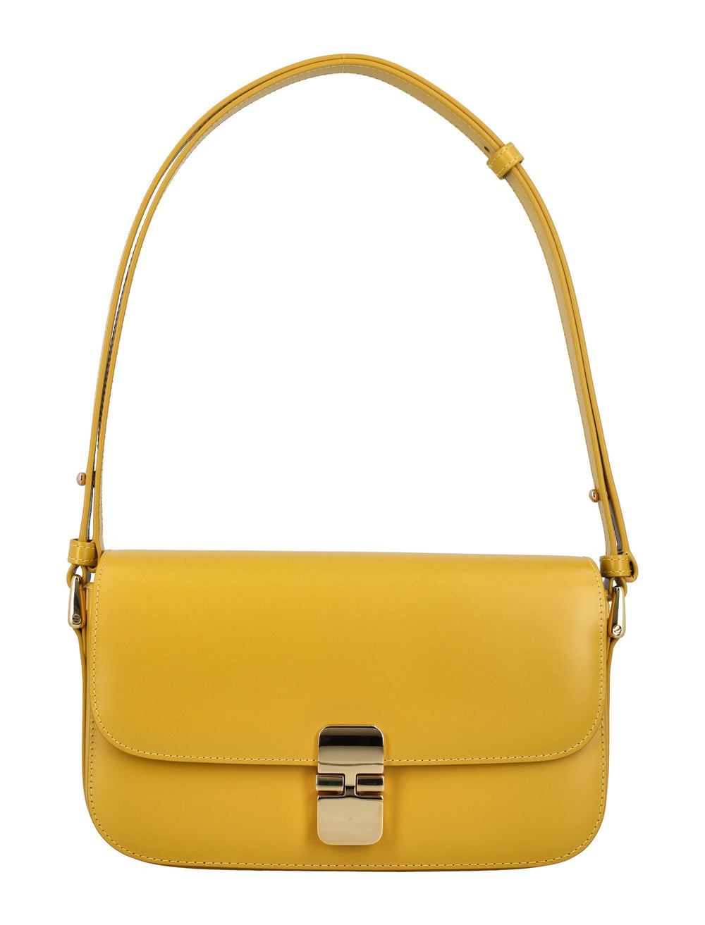 Women's Grace Baguette Bag in Mimosa Yellow | 23AF61615PXBMW Color DAH