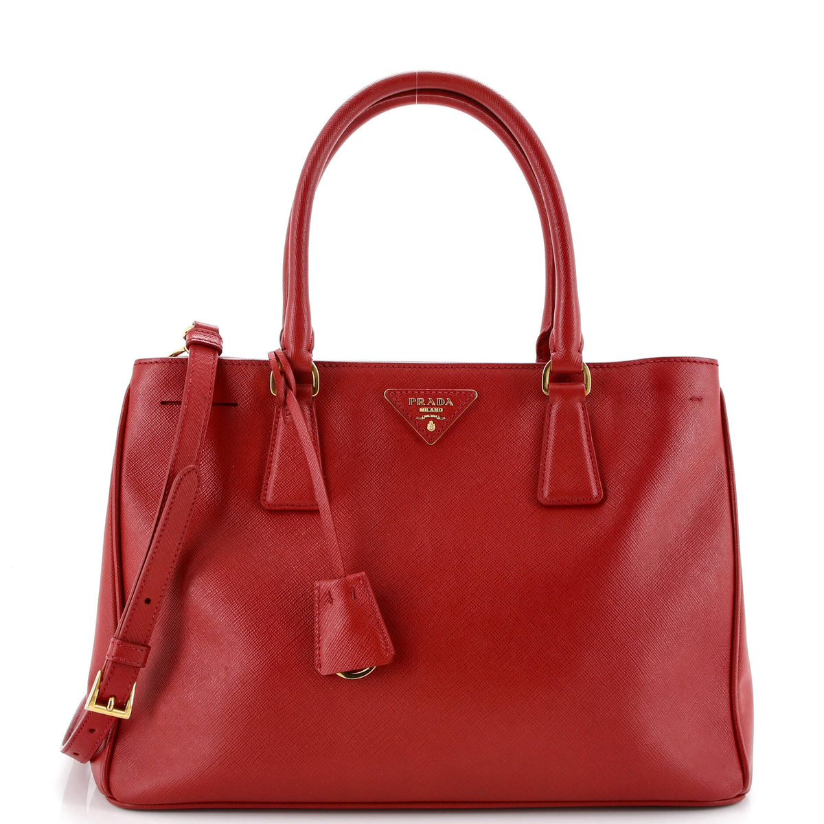Prada PRADA Gardener's Tote Saffiano Leather Medium