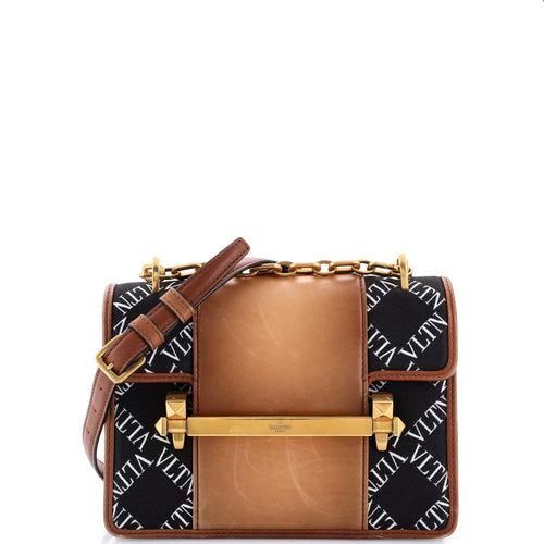 VALENTINO GARAVANI Va Va Voom Clutch Crocodile Small