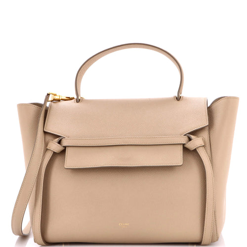 CELINE Belt Bag Textured Leather Mini