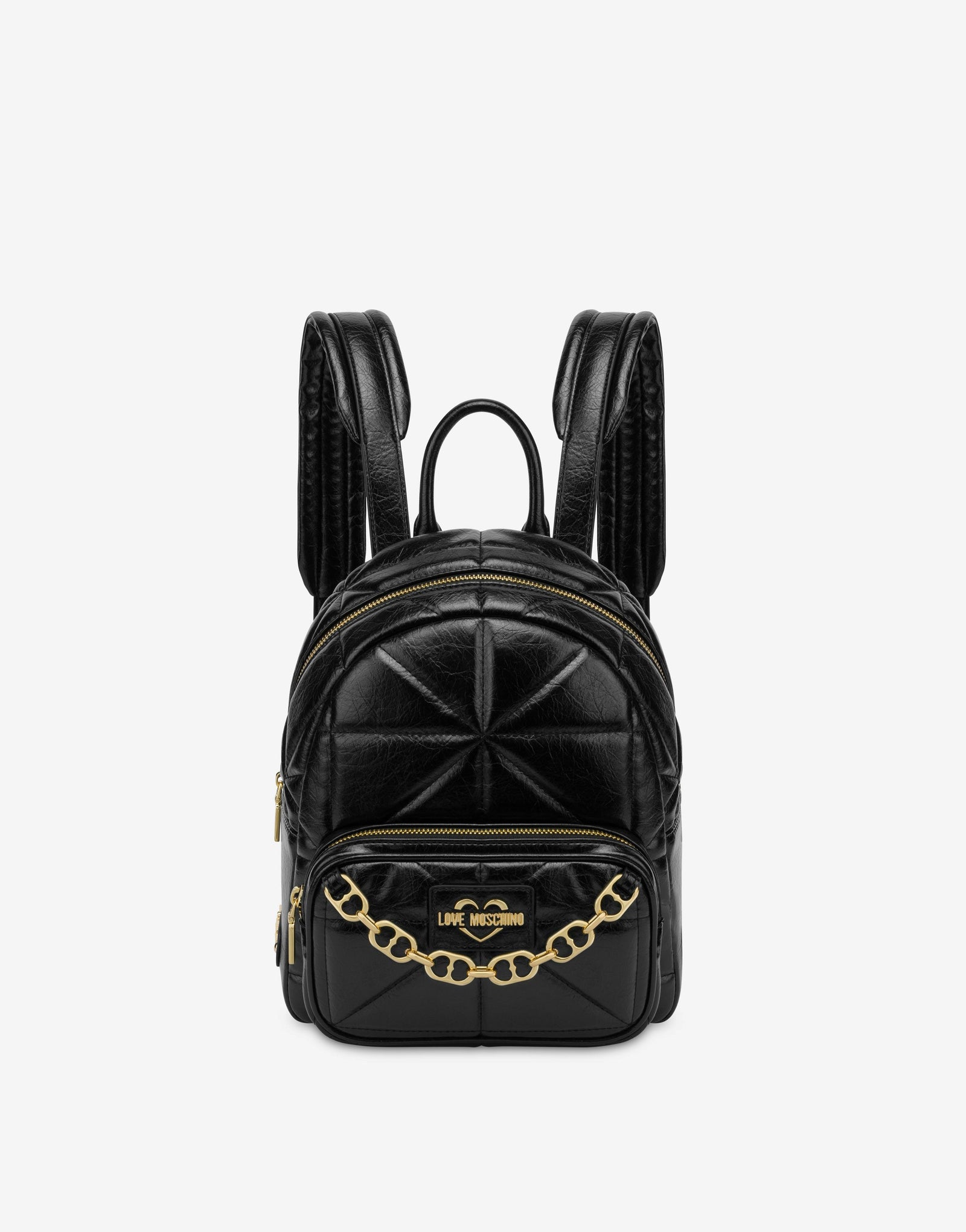 Love Moschino Sac À Dos Géométrique Matelassé