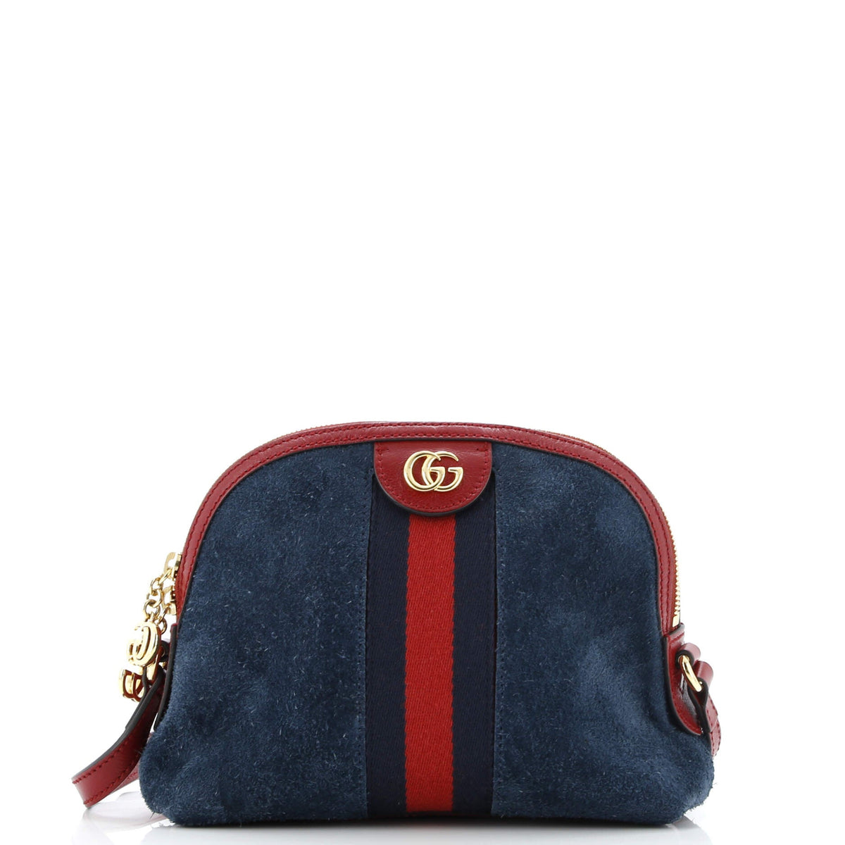 Gucci GUCCI Ophidia Dome Shoulder Bag Suede Small