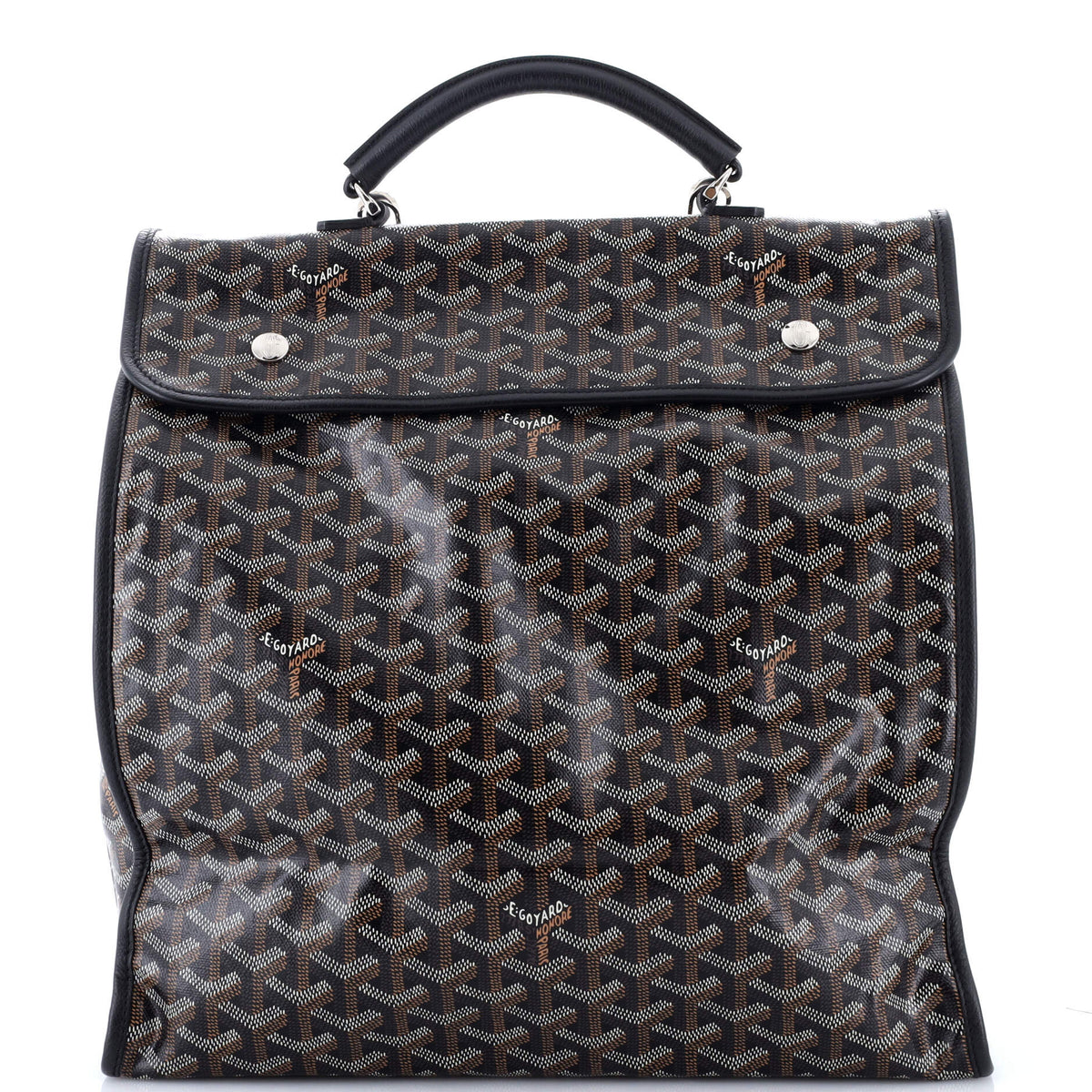 Goyard GOYARD Saint Leger Briefcase Backpack Coated Canvas