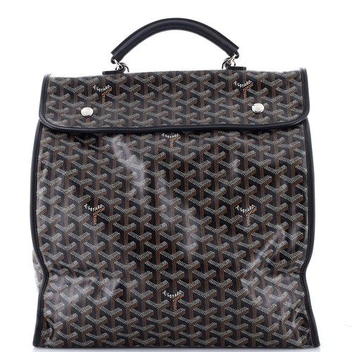 GOYARD Saint Leger Briefcase Backpack Coated Canvas