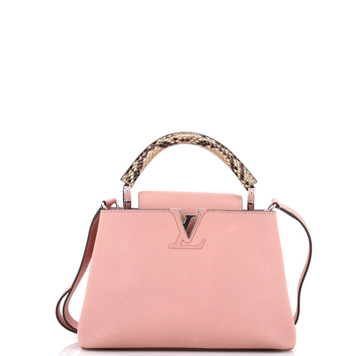 Capucines Bag Leather with Snakeskin BB