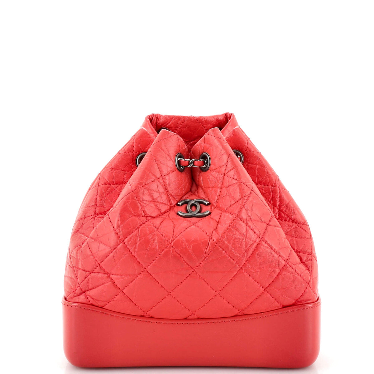 Chanel CHANEL Gabrielle Backpack Quilted Calfskin Small