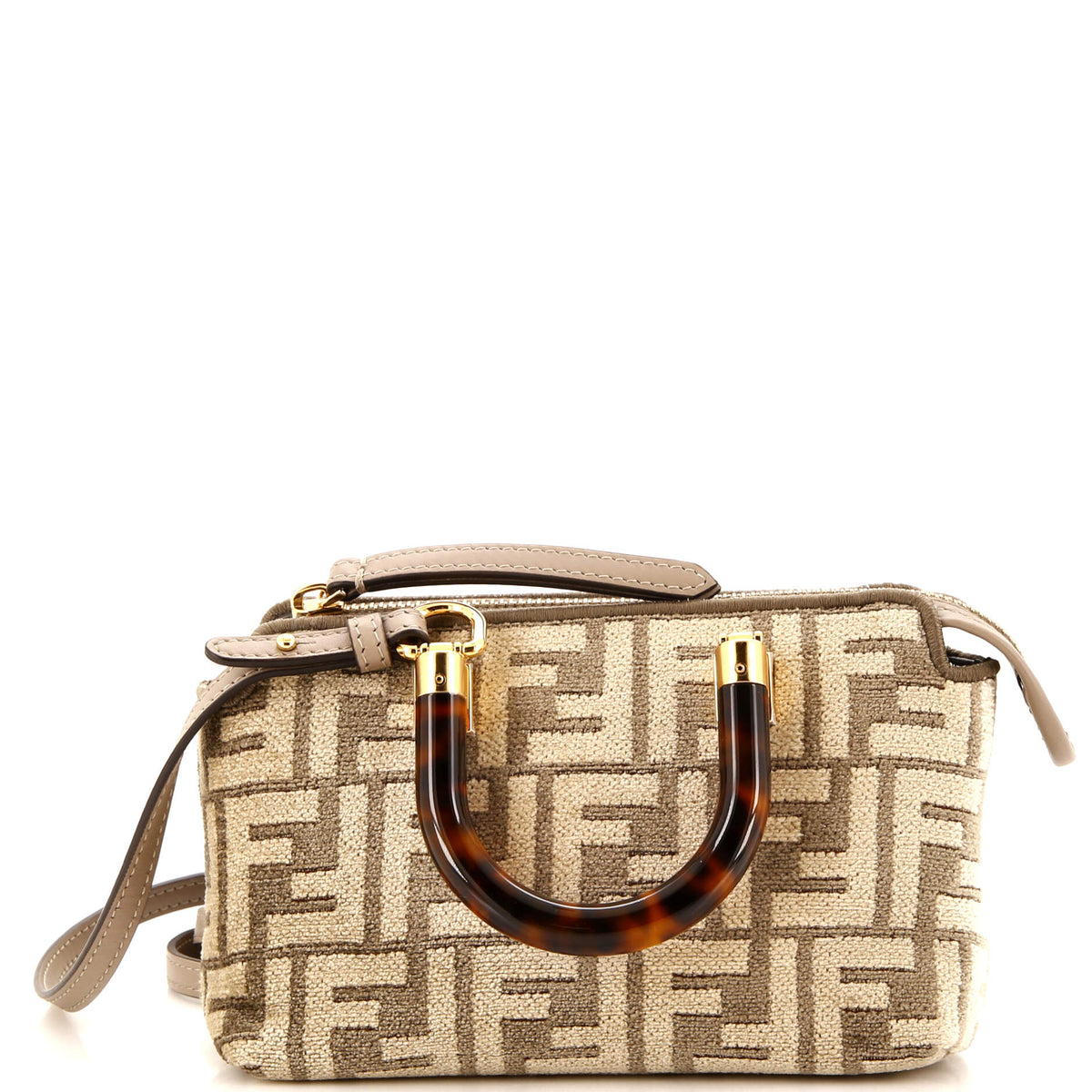 Fendi FENDI By The Way Top Handle Bag Zucca Tapestry Mini