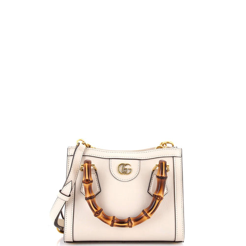 GUCCI Diana NM Bamboo Handle Tote Leather Mini
