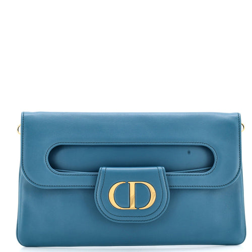 DiorDouble Chain Bag Leather Medium
