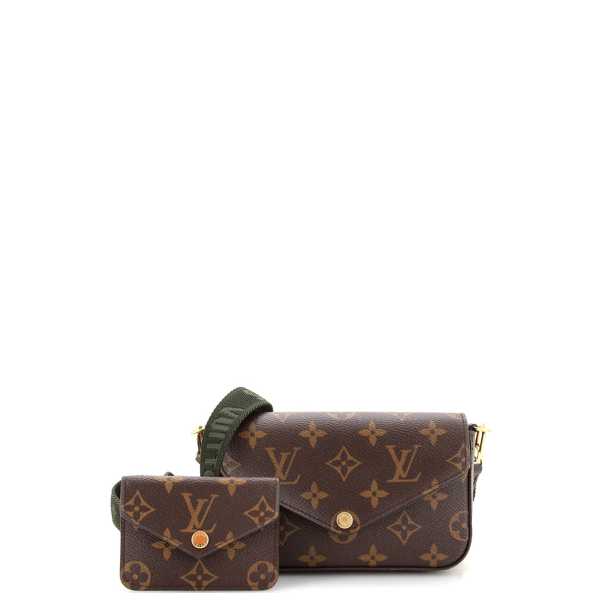 Louis Vuitton Felicie Strap & Go Handbag Monogram Canvas