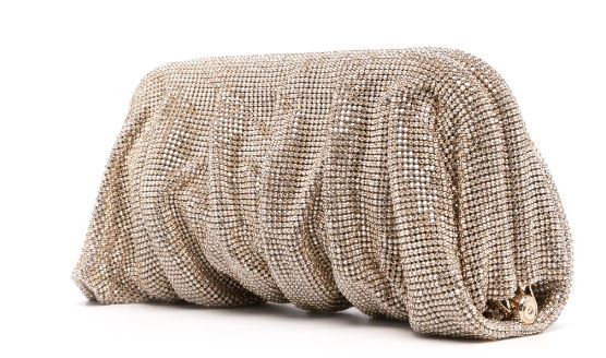 Benedetta Bruzziches Women's Gold-Tone Rhinestone Embellished Bag | Size UNI | VENUS Color FW24010060