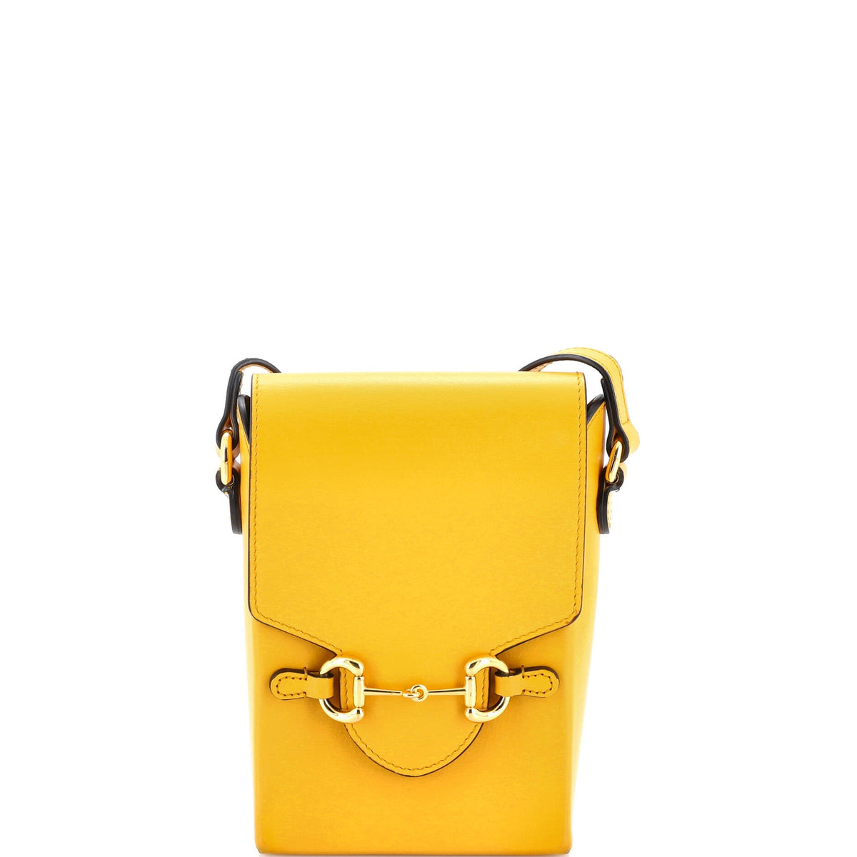 Gucci GUCCI Horsebit 1955 Crossbody Bag Leather Mini