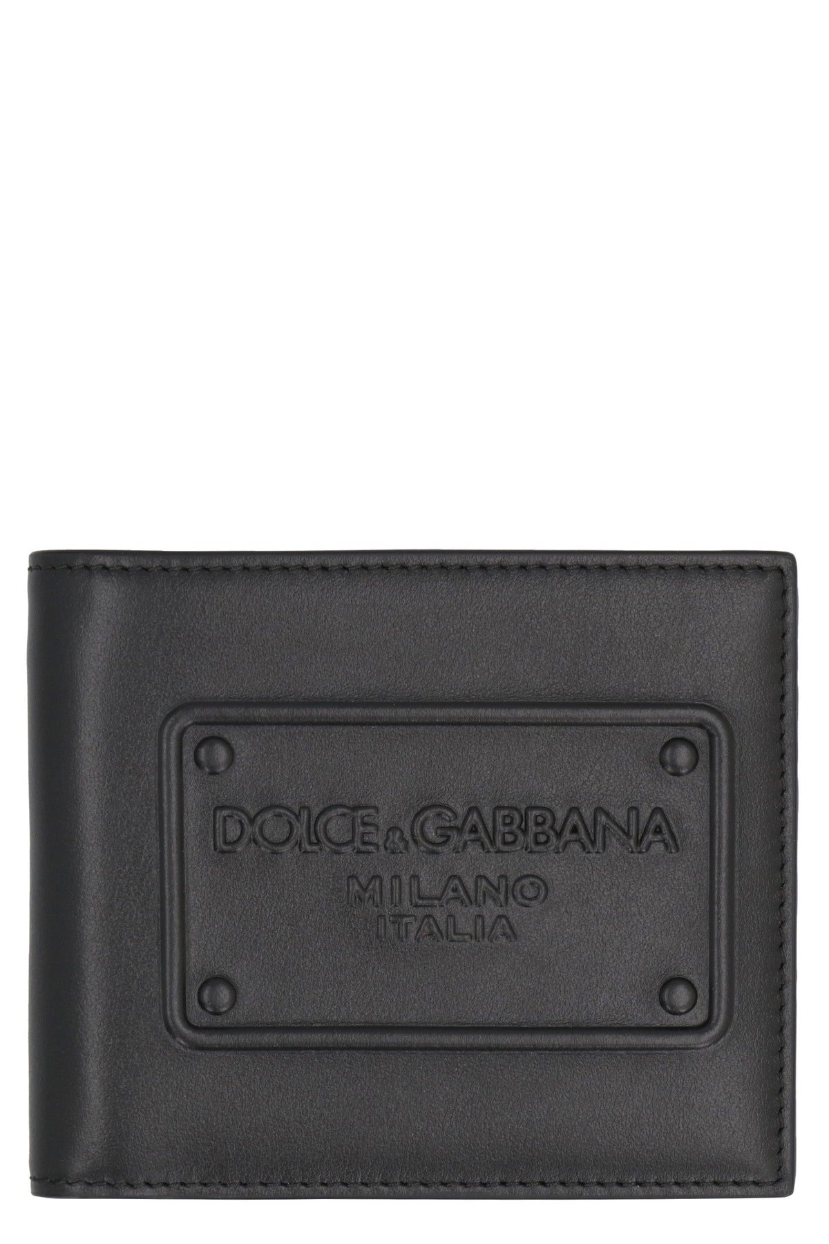 Dolce & Gabbana Men's Calf Leather Wallet in Black | BP1321AG218 Color 80999