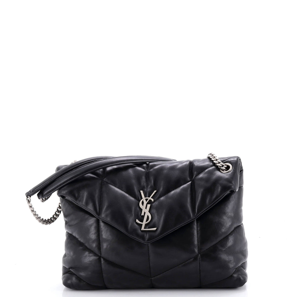 Saint Laurent Loulou Puffer Shoulder Bag Quilted Leather Medium