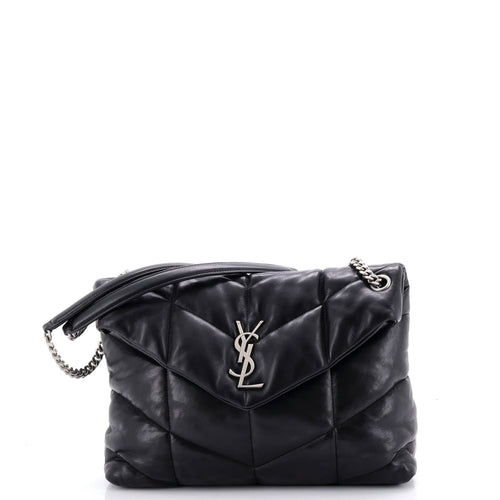 Loulou Puffer Shoulder Bag Quilted Leather Medium